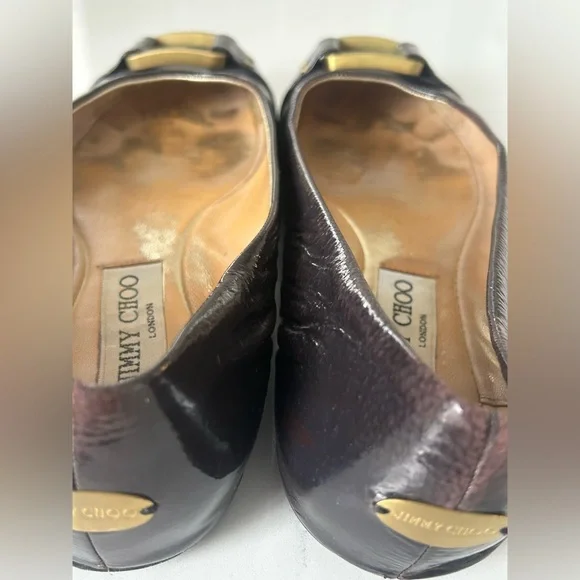 Jimmy Choo ballet flats purple size 39 - Picture 9 of 10